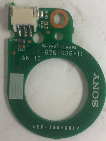 Sony DE845 Home Audio/Video Receiver AN-15 Port Board- 1-676-936-11