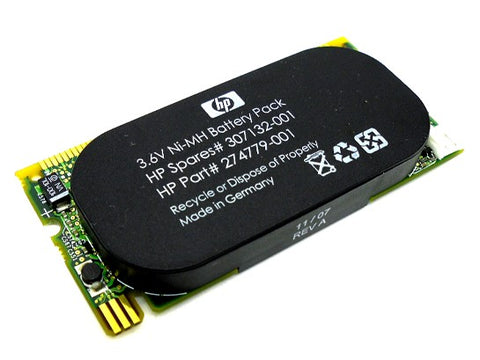 HP 3.6V Ni-MH Battery Pack with 128 MB Cache Memory- 307132-001