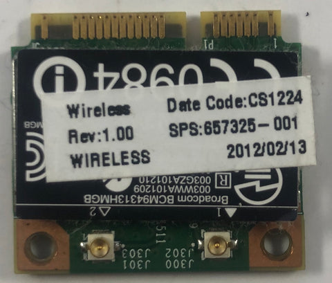 HP EliteBook 6930p Laptop BCM94313HMGB Wireless-N Mini PCI-e Bluetooth & Wireless Adapter Card- 657325-001