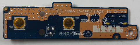 Lenovo G550 Laptop LS-5081P Power Button Board- 4559ZT38L21