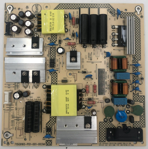 Vizio D50-F1 4K LED TV 715G9165-P01-001-003M Power Supply Board- ADTVI1812AA5