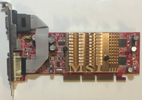 MSI GeForce FX 5200 128MB AGP Graphics Card- FX5200-TD128LF