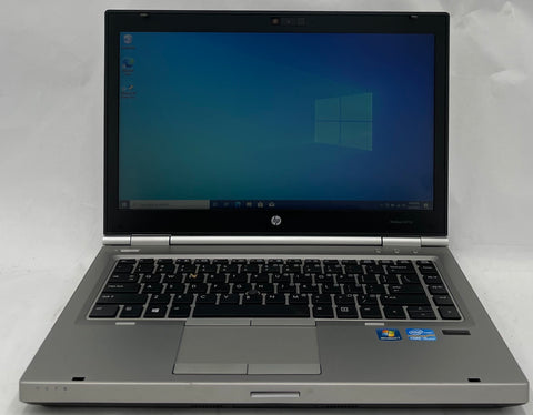 HP EliteBook 8470p Laptop- 240GB SSD, 4GB RAM, Intel i5 CPU, Windows 10 Pro
