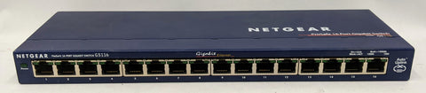 NetGear 16-Port Gigabit Unmanaged Switch- GS116v2