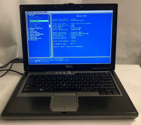 Dell Latitude D630 Laptop- 2GB RAM, Intel Core 2 Duo CPU