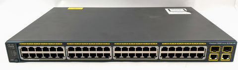 Cisco Catalyst 48-Port PoE Network Switch- WS-C2960-48PST-S