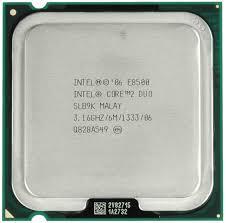 Intel Core 2 Duo E8500 Desktop CPU Processor- SLB9K