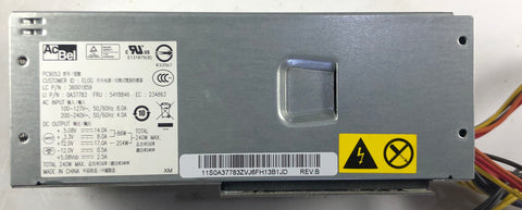 Lenovo ThinkCentre M70e Desktop PC9053 240W Power Supply- 54Y8846