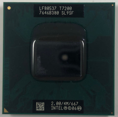 Intel Core 2 Duo T7200 Laptop CPU Processor- SL9SF