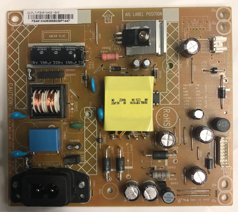 Vizio D24HN-D1 TV 715G6863-P01-000-002S Power Supply Board- PLTVFE491XA06
