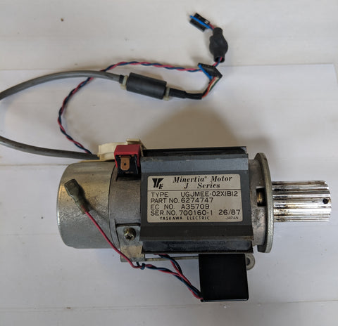 Yaskawa Electric Minertia Motor J Series p/n 6274747
