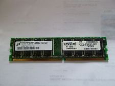 Micron 512MB DDR PC-3200 400Mhz Memory Module- MT8VDDT6464AG-40BCB