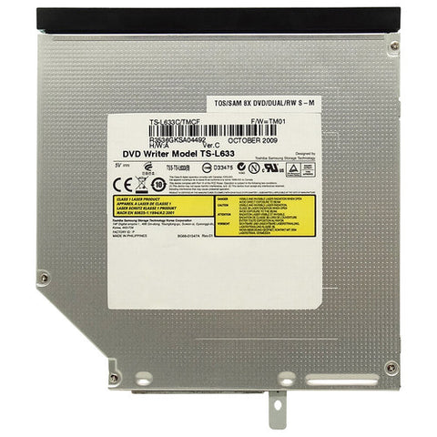 Toshiba Satellite L650 Laptop DVD/CD-ROM Writer Optical Drive- TS-L633C/TFCF