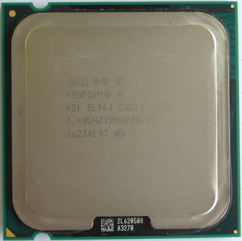 Intel Pentium 4 651 Desktop CPU Processor- SL96J