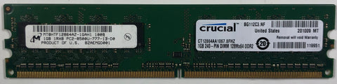 Micron MT8HTF12864AZ-1GAH1 1GB DDR2 Desktop RAM Memory