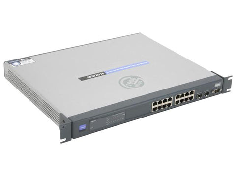 Cisco Linksys 16-Port Managed Gigabit Switch- SRW2016