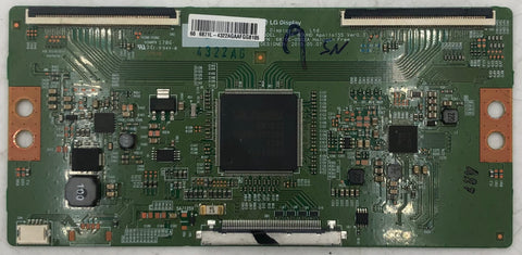 Sharp LC-60P6070U 60" 4K LED TV 6870C-0592A T-Con Board- 6871L-4322A