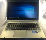 HP EliteBook 8460p Laptop- 300GB HDD, 4GB RAM, Intel i5-2520 CPU, Windows 10 Pro