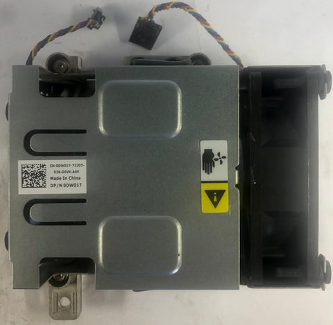 Dell OptiPlex 960 Desktop SFF CPU Dual Cooling Fan & Heatsink Assembly- DW017