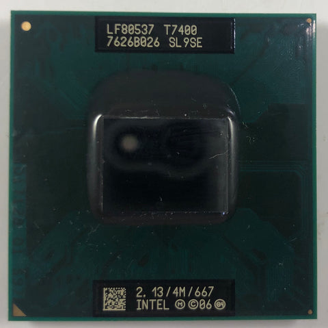 Intel Core 2 Duo T7400 Laptop CPU Processor- SL9SE