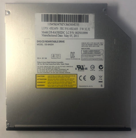 Lenovo ThinkCentre A70z AIO DS-8A5SH DVD/CD Rewritable Drive- 45K0433