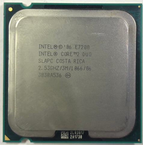 Intel Core 2 Duo E7200 Desktop CPU Processor- SLAPC