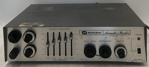 Brogen Acousta Master CT-100 Solid State Acoustic Equalizer