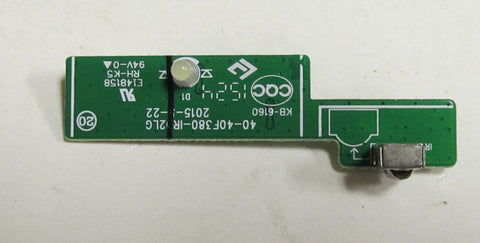 TCL 55”4K 2160p UHD LED Roku WiFi Smart TV (55US57TGAA) IR Sensor Board 40-40F380-IRD2LG