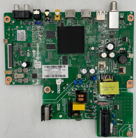 Vizio D32h-F0 LED TV TPD.MT5581.PB754 Main Board- 3632-3192-0395