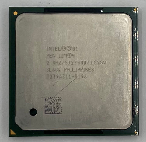 Intel Pentium 4 2 GHz Desktop CPU Processor- SL6GQ