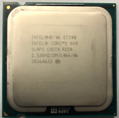 Intel Core 2 Duo E7200 Desktop CPU Processor- SLAPC