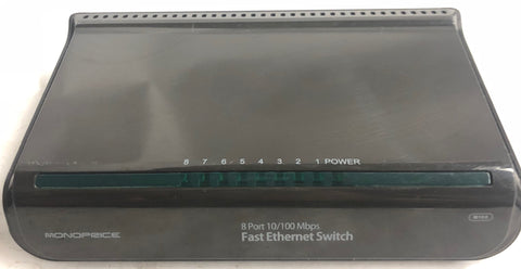 Monoprice M108 8-Port Fast Ethernet Switch