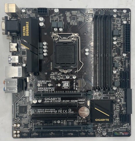 Gigabyte GA-B150M-D3H-GSM Micro ATX Desktop Motherboard