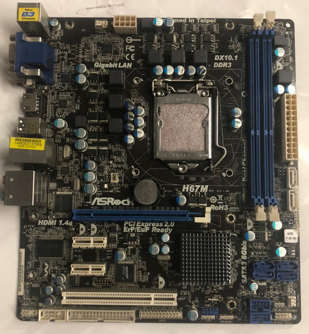 ASRock H67M Desktop Motherboard- 80-MXGGG0-A1B13