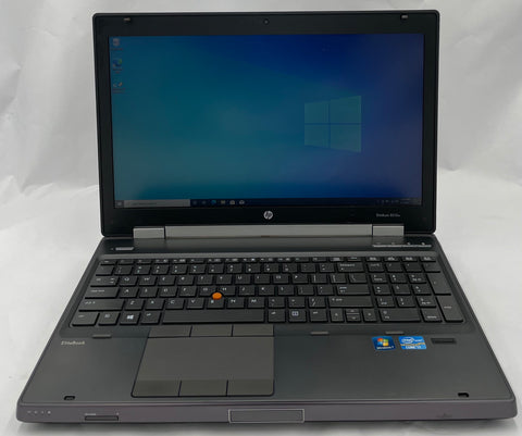 HP EliteBook 8570w Laptop- 240GB SSD, 8GB RAM, Intel i7 CPU, Windows 10 Pro