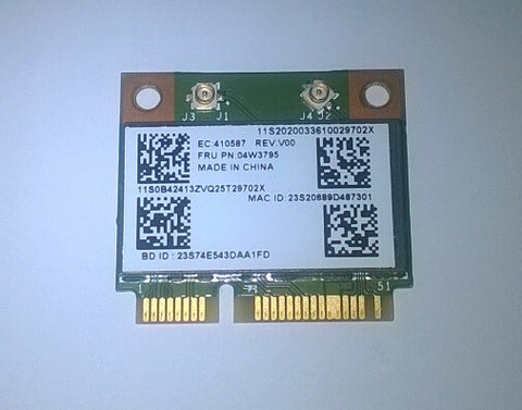 Broadcom Laptop BCM943142HM Mini PCI-E WLAN WiFi/Bluetooth Card- 04W3795