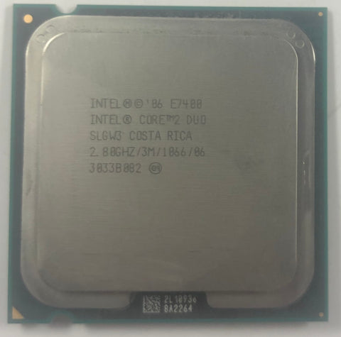 Intel Core 2 Duo E7400 Desktop CPU Processor- SLGW3