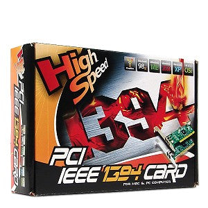 VIA VT6306 3+1 Port PCI FireWire Controller Card- A-1394/6306