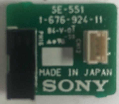 Sony DE845 Home Audio/Video Receiver SE-551 Port Board- 1-676-924-11