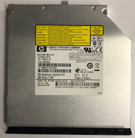 HP EliteBook 2530p Laptop AD-7930H-H1 DVD/CD Rewritable Drive- 608221-001