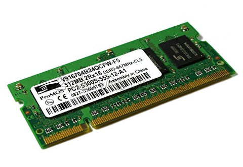 ProMOS V916764B24QCFW-F5 512MB DDR2 Laptop RAM Memory