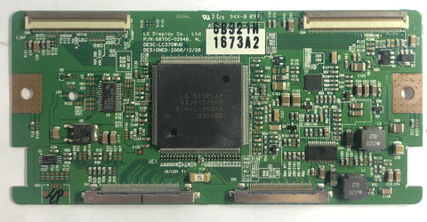 Vizio SV320XVT LCD TV 6871L-1673A T-Con Board- 6870C-0264B
