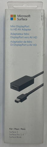 Microsoft Q7X-00019 Mini DisplayPort to HD AV Adapter