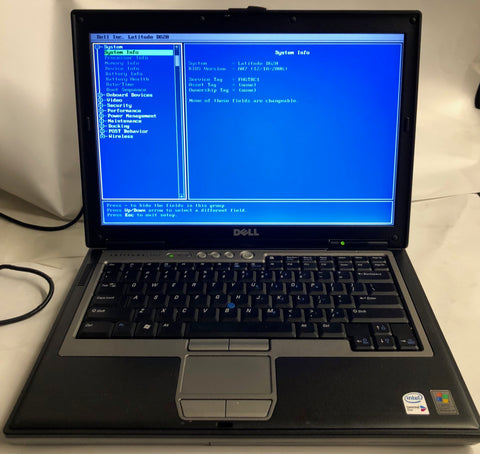 Dell Latitude D620 Laptop- 2GB RAM, Intel Core 2 Duo CPU