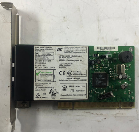 Conexant RD01-D270 56K PCI Modem Card