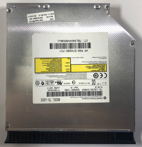 HP ProBook 6555B Laptop TS-L633 CD/DVD-RW Drive- 613360-001