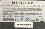 Netgear ProSafe 48-Port Smart PoE Switch- GS748TP