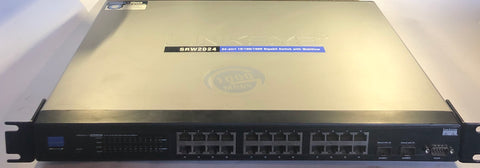 Cisco Linksys 24-Port Gigabit Switch With Webview- SRW2024