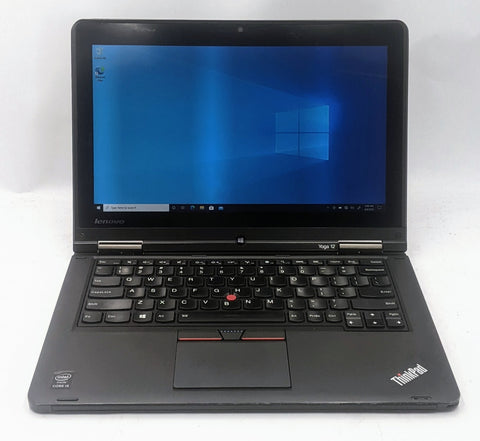 Lenovo ThinkPad Yoga 12 Laptop- 250GB SSD, 4GB RAM, Intel i5 CPU, Windows 10 Pro