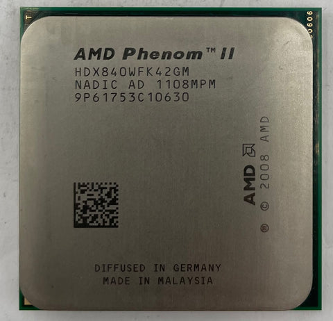 AMD Phenom II X4 840 Desktop CPU Processor- HDX840WFK42GM